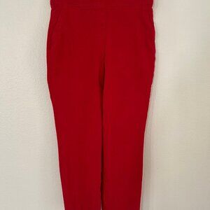 SPANX Red Ankle Pants